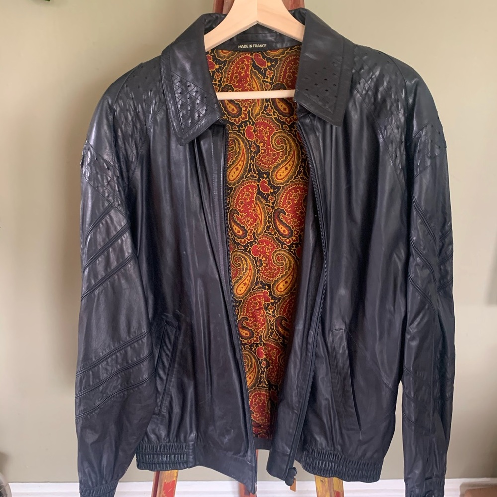 Beautiful Zilli leather jacket
